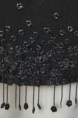Lot 36 - A Chanel black embellished cashmere jumper, Autumn-Winter 2004