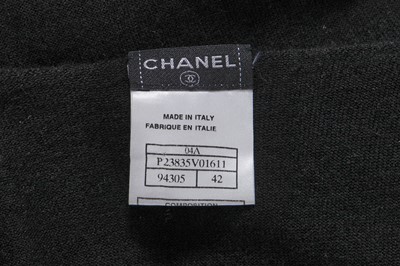 Lot 36 - A Chanel black embellished cashmere jumper, Autumn-Winter 2004