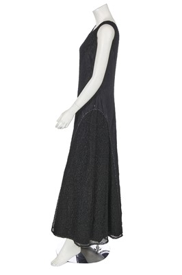 Lot 11 - A Chanel black beaded dress, Cruise 2000