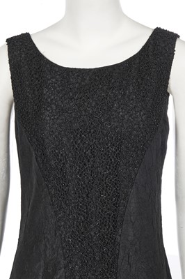Lot 11 - A Chanel black beaded dress, Cruise 2000