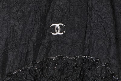Lot 11 - A Chanel black beaded dress, Cruise 2000