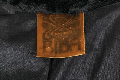 Lot 130 - A Biba black faux fur jacket, circa 1974