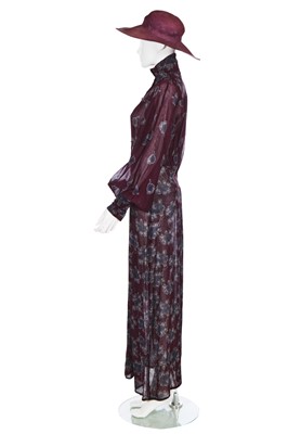 Lot 51 - A Biba printed muslin maxi-dress, circa 1970