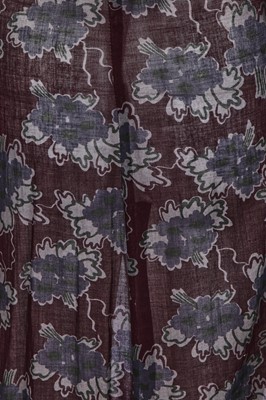 Lot 51 - A Biba printed muslin maxi-dress, circa 1970