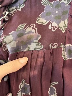 Lot 51 - A Biba printed muslin maxi-dress, circa 1970