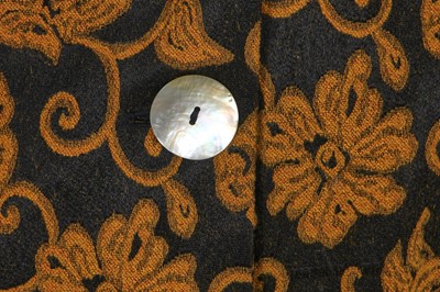 Lot 14 - A Biba black and yellow brocaded jacket, 1969