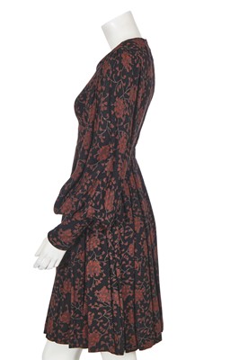 Lot 45 - A Biba printed flanesta dress, circa 1970