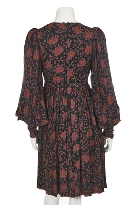 Lot 45 - A Biba printed flanesta dress, circa 1970