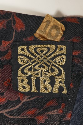 Lot 45 - A Biba printed flanesta dress, circa 1970