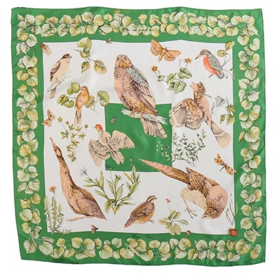 Lot 59 - Three Hermès silk scarves, comprising 'La Vie...