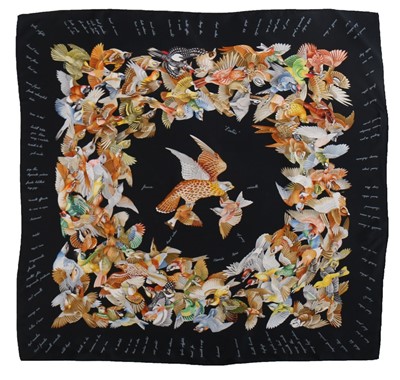 Lot 59 - Three Hermès silk scarves, comprising 'La Vie...