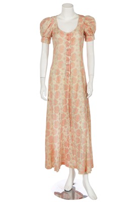Lot 48 - A Biba printed muslin maxi dress, circa 1970
