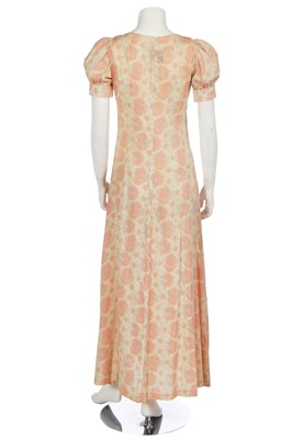 Lot 48 - A Biba printed muslin maxi dress, circa 1970