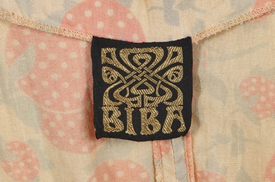 Lot 48 - A Biba printed muslin maxi dress, circa 1970