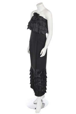 Lot 10 - A Chanel ribbon dress, Autumn-Winter 1986-87