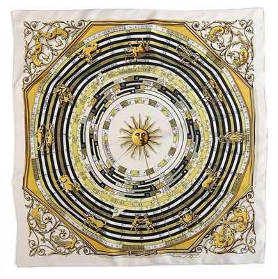 Lot 60 - Five Hermès silk scarves, comprising 'Cadre...