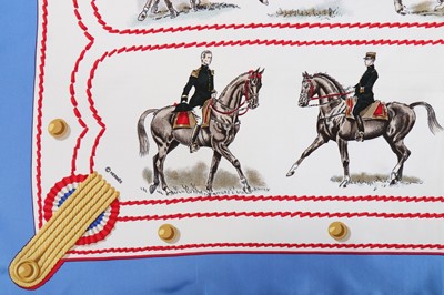 Lot 60 - Five Hermès silk scarves, comprising 'Cadre...