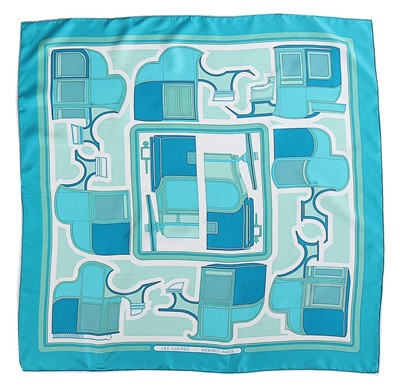 Lot 61 - Five Hermès silk scarves, comprising...