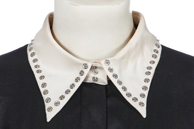 Lot 35 - A Chanel black and white silk dress, Autumn-Winter 2003-04