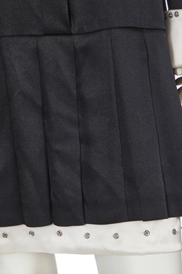 Lot 35 - A Chanel black and white silk dress, Autumn-Winter 2003-04