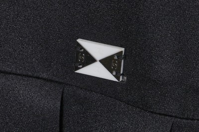Lot 35 - A Chanel black and white silk dress, Autumn-Winter 2003-04