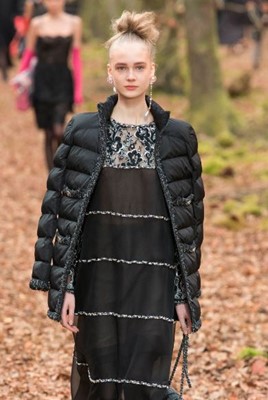 Lot 5 - A Chanel black puffer coat, Autumn-Winter 2018-19
