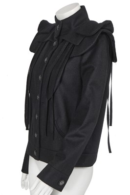 Lot 1 - A Chanel black wool jacket, 'Paris-Dallas' collection, Métiers d'Art, Pre-Fall 2014