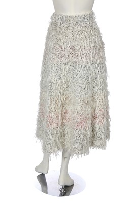 Lot 9 - A Chanel tufted wool skirt, 'Paris-Dallas' collection, Métiers d'Art, Pre-Fall 2014