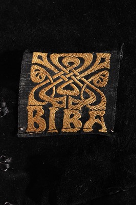 Lot 49 - A Biba black velvet dress, circa 1970