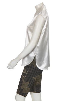 Lot 18 - A pair of Chanel black and gold lurex bike shorts, 'Cruise Cuba' collection, Cruise 2017