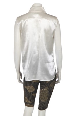 Lot 18 - A pair of Chanel black and gold lurex bike shorts, 'Cruise Cuba' collection, Cruise 2017
