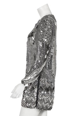 Lot 40 - A Balmain by Christophe Decarnin embellished tunic/mini dress, circa 2010