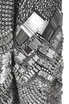 Lot 40 - A Balmain by Christophe Decarnin embellished tunic/mini dress, circa 2010