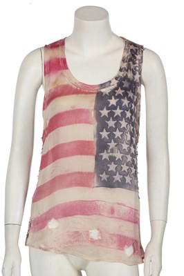 Lot 39 - A Balmain by Christophe Decarnin American flag leather jacket, Spring-Summer 2011