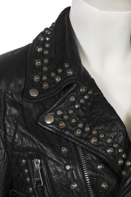 Lot 54 - A Gucci by Alessandro Michele embellished leather biker jacket, Spring-Summer 2018