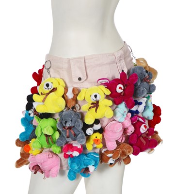 Lot 64 - A Dolce & Gabbana plush-toy mini skirt, Spring-Summer 2003