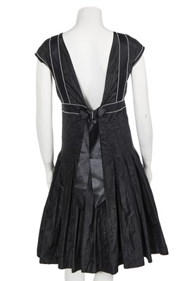 Lot 3 - A Chanel black silk taffeta dress, Autumn-Winter 2005-06