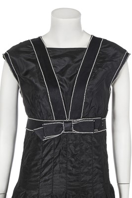 Lot 3 - A Chanel black silk taffeta dress, Autumn-Winter 2005-06