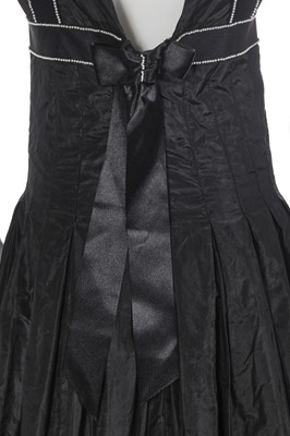 Lot 3 - A Chanel black silk taffeta dress, Autumn-Winter 2005-06