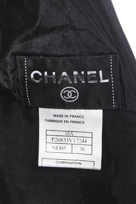 Lot 3 - A Chanel black silk taffeta dress, Autumn-Winter 2005-06