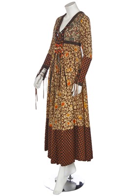 Lot 387 - A fine Bill Gibb for Baccarat 'Gypsy' dress, 1970