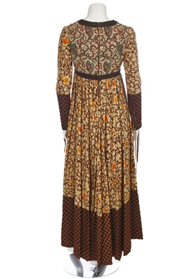 Lot 387 - A fine Bill Gibb for Baccarat 'Gypsy' dress, 1970