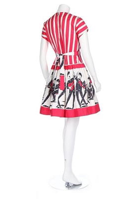 Lot 72 - A printed cotton 'Beatles' dress, mid 1960s,...