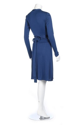 Lot 73 - An Issa blue silk-jersey 'Kate Middleton...