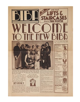 Lot 160 - A group of Biba decorations, accessories and ephemera, circa 1974