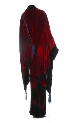 Lot 77 - A Dolce & Gabbana red silk tulle dress, modern,...