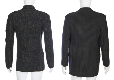 Lot 33 - A Jean Paul Gaultier men's leather coat and two jackets, circa 2000