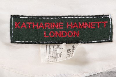 Lot 79 - A Katharine Hamnett 'Stay Alive in 85' silk...