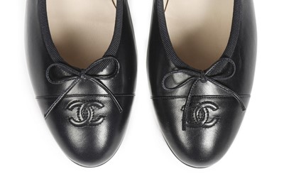Lot 8 - Three pairs of Chanel pumps, modern, stamped...