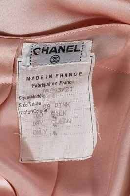 Lot 14 - A Chanel pink silk blouse, 1990s